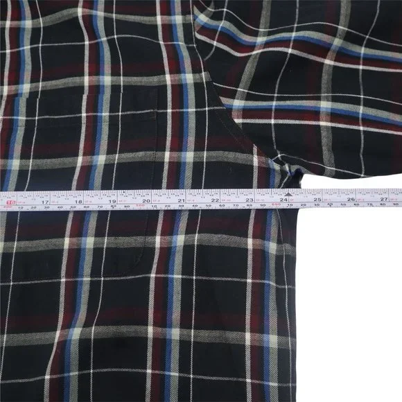 Timberland Men's Shirt LG 100% Cotton Plaid Long Sleeve Button - Picture 12 of 15